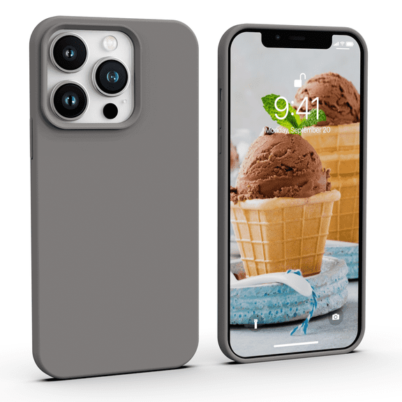 IceSword iPhone 13 Pro Case Silicone Premium Slim Shockproof Cover Deep Stone 6.1"