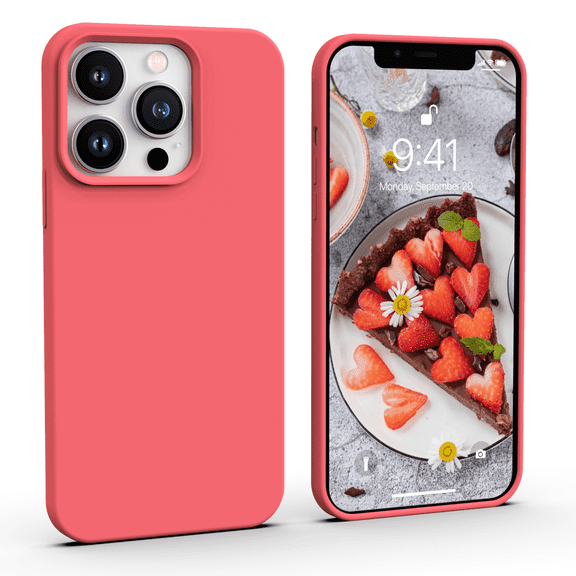 IceSword iPhone 13 Pro Max Thin Shockproof Case Premium Cover Berry 6.7"