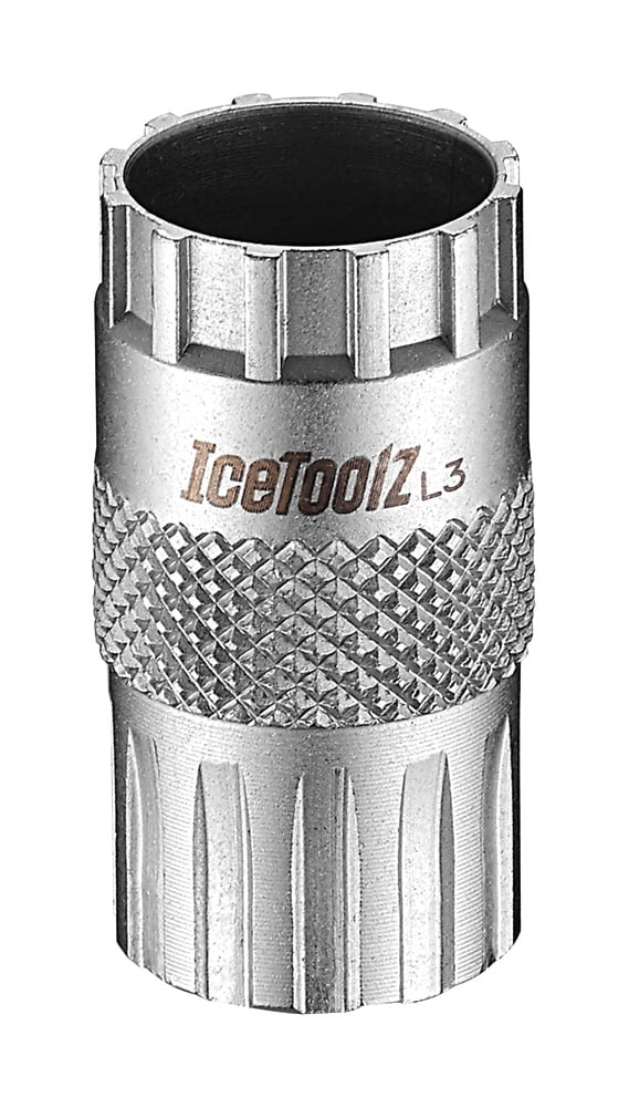 IceToolz Anello Fermapacco Per Cassetta Bici - Compatibile Shimano E Center Lock, Acciaio Cr-V
