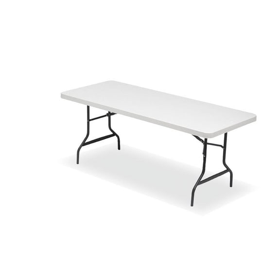 Iceberg 65523 30 x 72 in. IndestrucTable 500 Series Too Folding Table, Platinum