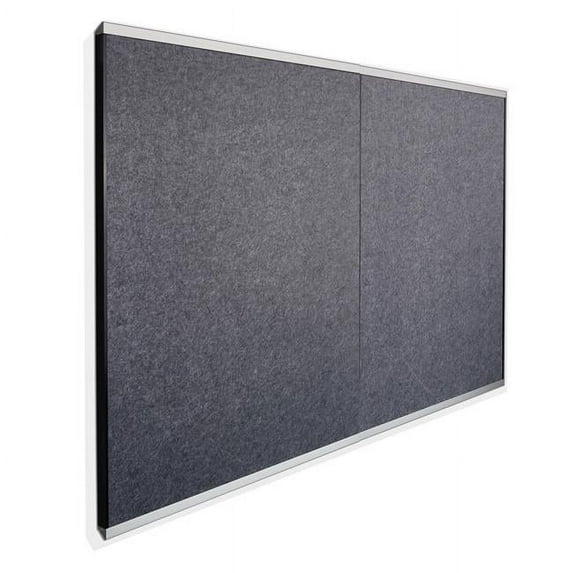 Iceberg 34020 36 x 46 in. Beveled Edge Felt Bulletin Boards, Graphite