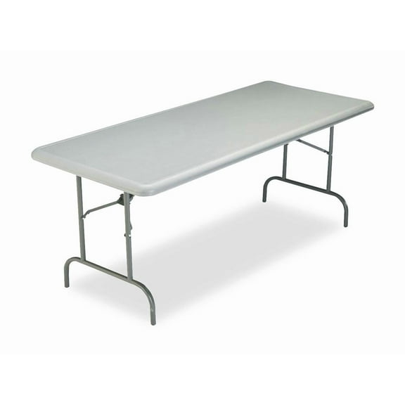 Iceberg IndestrucTable TOO Center-Folding Table, 1200 Series, 30" x 60", Charcoal