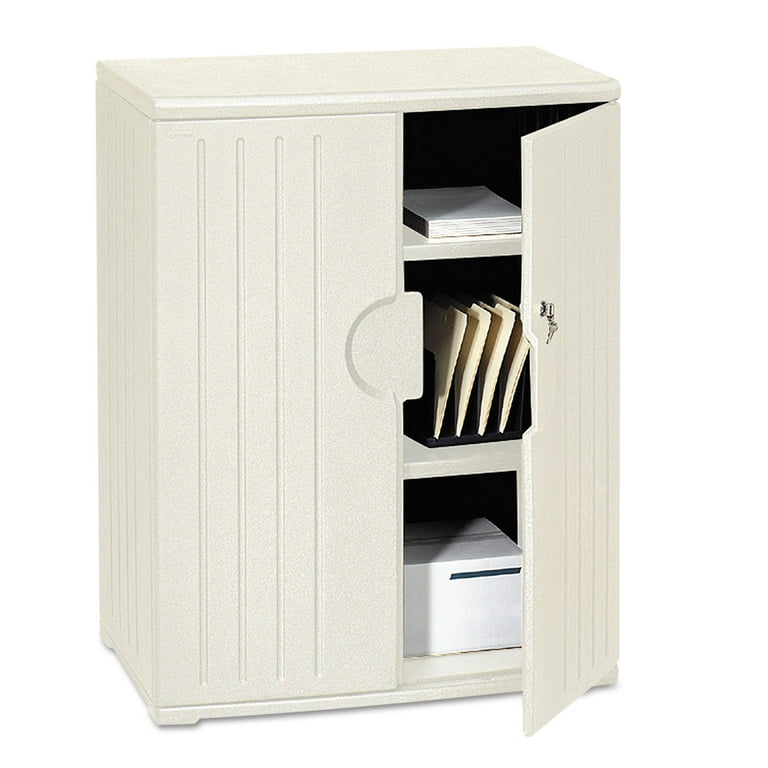 Rough n Ready Storage Cabinet, Two-Shelf, 36w x 22d x 46h, Platinum Rough n Ready Storage Cabinet, Two-Shelf, 36w x 22d x 46h, Platinum