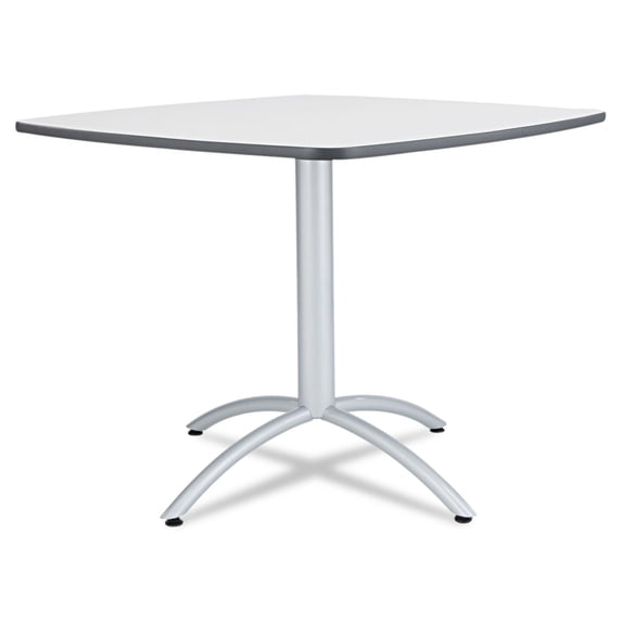 Iceberg Café Works Café BreakroomTable, 36" Square, Gray