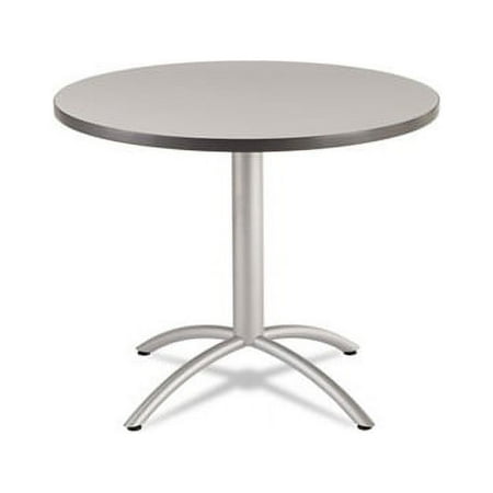 ICEBERG - CaféWorks Round Table, 36"D x 36"W, (65621) - Gray