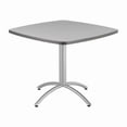 thumbnail image 1 of Iceberg CaféWorks Café Table, 42" Square, Gray, 1 of 2