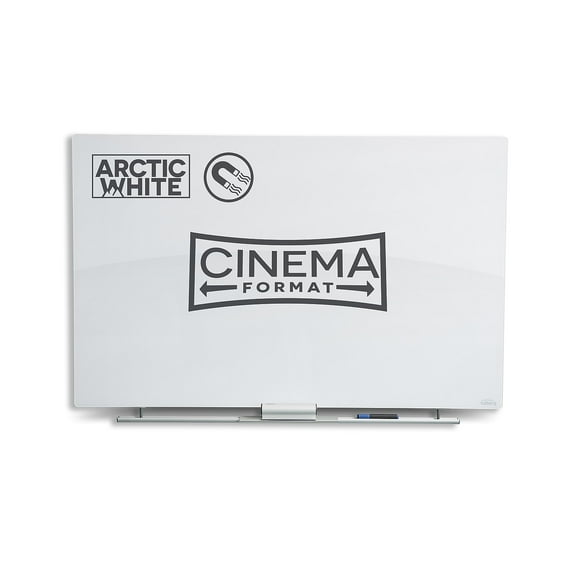 Iceberg Clarity Magnetic 24x38 Glass Dry Erase 31191