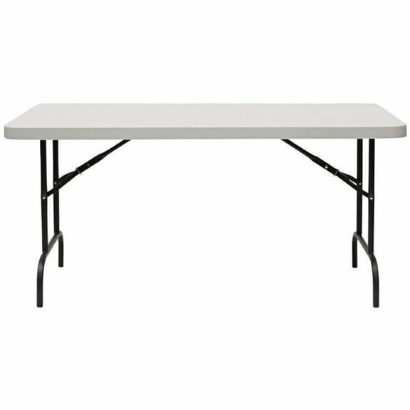 Iceberg IndestrucTable TOO Banquet Folding Table, 30"x60", Platinum