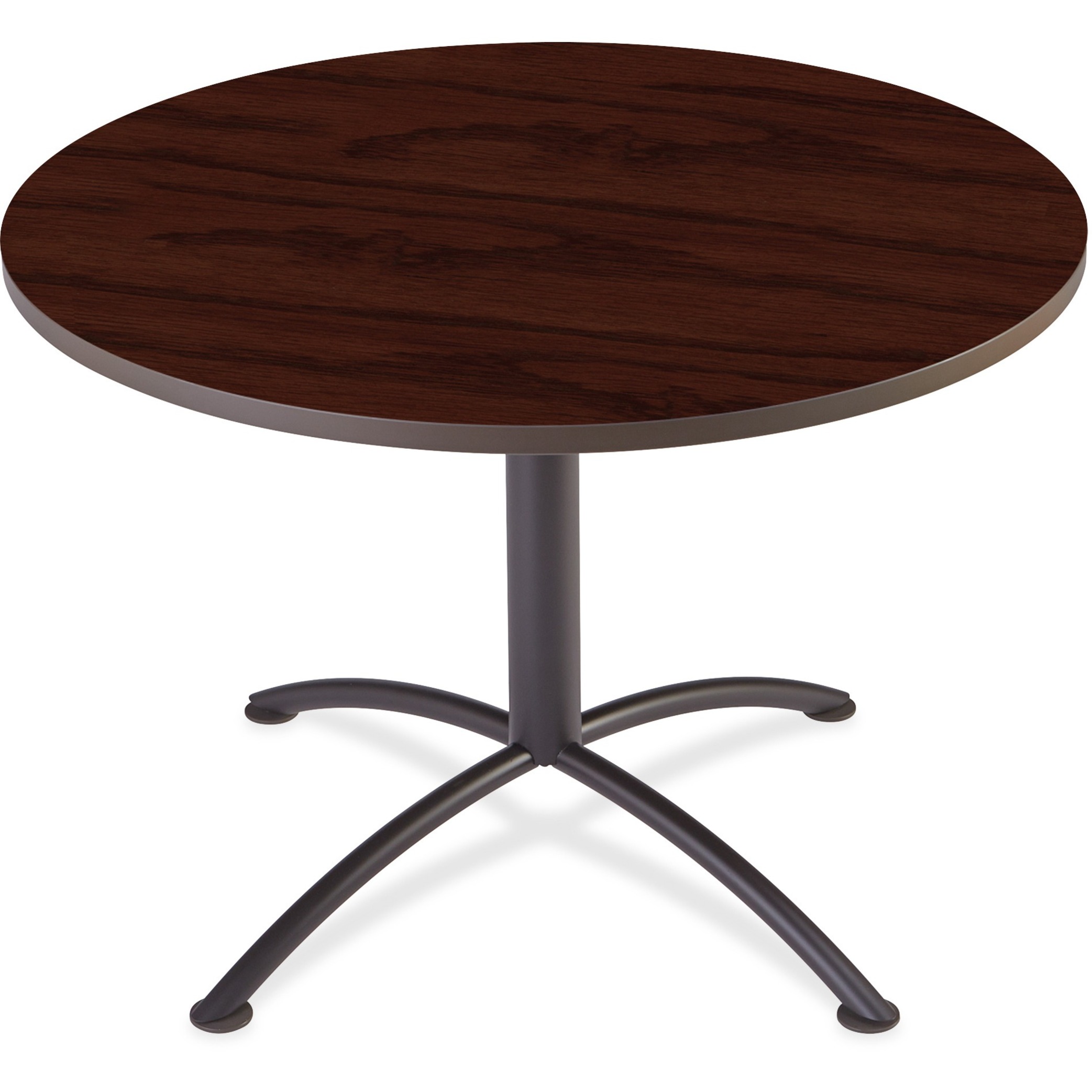 Iceberg Enterprises Iland Table, Contour, Round Seated Style, 42" X 29", Mahogany/black - image 1 of 1