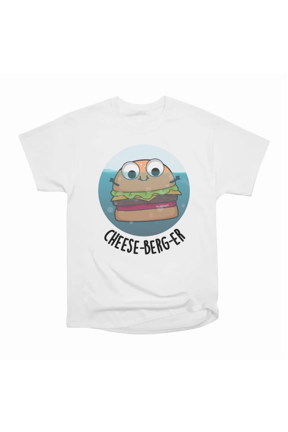 Iceberg Funny Cheeseburger Pun T-Shirt Tee Gift For Him Merch For Her Apparel For Friend