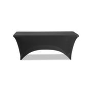 Iceberg, ICE16521, Stretch Fabric Table Cover, 1 Each, Black