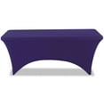 thumbnail image 1 of Iceberg, ICE16526, Stretchable Fitted Table Cover, 1 Each, Blue, 1 of 9