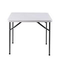 thumbnail image 1 of Iceberg Indestruc-Table® Classic Folding Table, Platinum Granite Gray, Size - 34" Square, 1 of 5