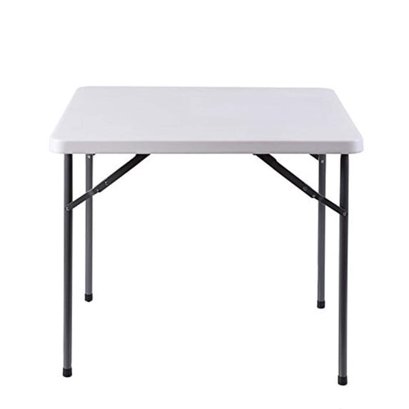 Iceberg Indestruc-Table® Classic Folding Table, Platinum Granite Gray, Size - 34" Square