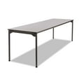 thumbnail image 1 of Iceberg Maxx Legroom Rectangular Folding Table 96w x 30d x 29-1/2h Gray/Charcoal 65837, 1 of 3