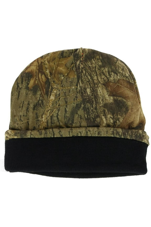 Reversible Camo Heavyweight Knit Winter Hat (Men)