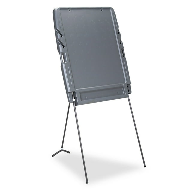 Iceberg Portable Flipchart Easel, Resin, 35w x 30d x 73h, Charcoal