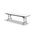 thumbnail image 1 of Iceberg Premium Wood Laminate Folding Table, 30"x72", Gray/Charcoal, 1 of 2