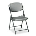 thumbnail image 1 of Iceberg Rough n Ready Commercial Folding Chair, Charcoal Seat/Back, Silver Base, 1 of 3