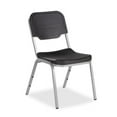 thumbnail image 1 of Iceberg Rough n Ready Stack Chair, Charcoal Seat/Back, 4/Carton, 1 of 2