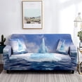 thumbnail image 1 of Iceberg Sofa Cover Antarctic Natural Landscape Floating Ice Couch Cover All-Wrapped Washable Furniture Protector From Dust Stain, 1 of 4