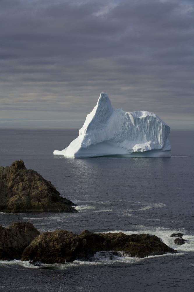Iceberg Twillingate Newfoundland And Labrador Canvas Art - John Sylvester Design Pics (11 x 17)