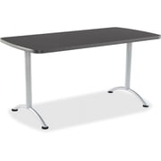 Iceberg Utility Table Rectangle Top - 60 Table Top Length x 30 Table Top Width - Assembly Required - Graphite