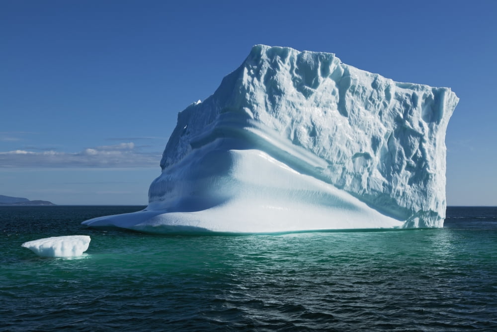 Iceberg near Hebron Labrador Canada Canvas Art - Carl Bruemmer Design Pics (38 x 24)