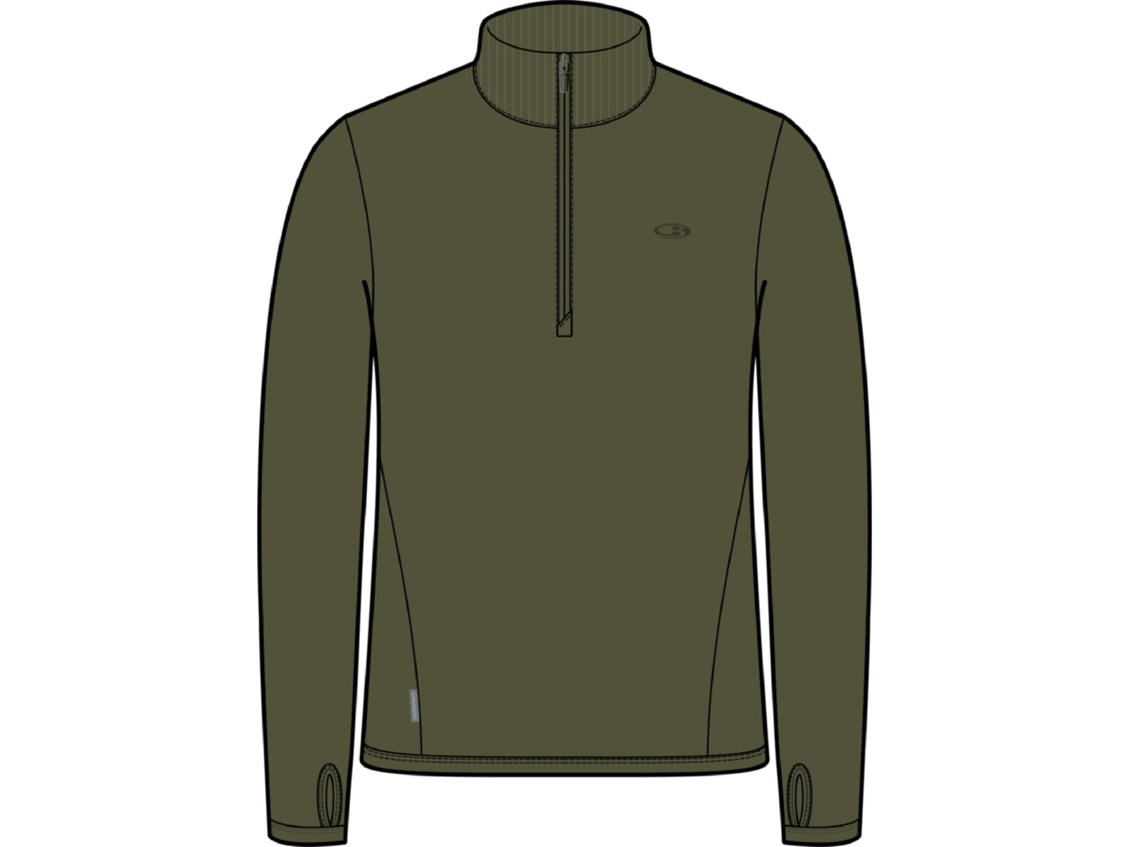 Buy Icebreaker Mens Original LS Half Zip Online Honduras | Ubuy