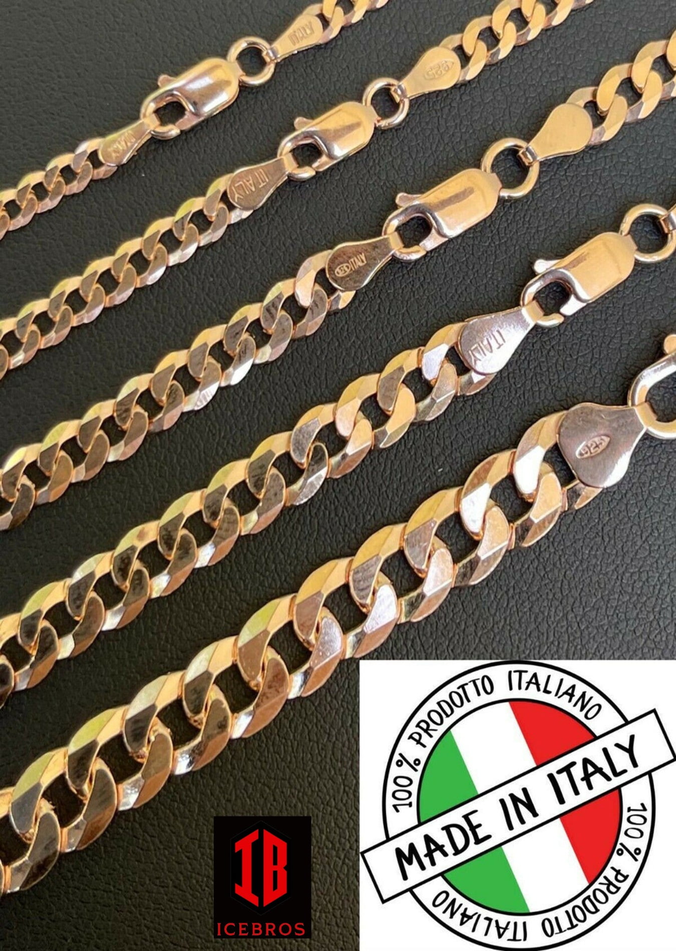Gold vermeil cuban shop link chain