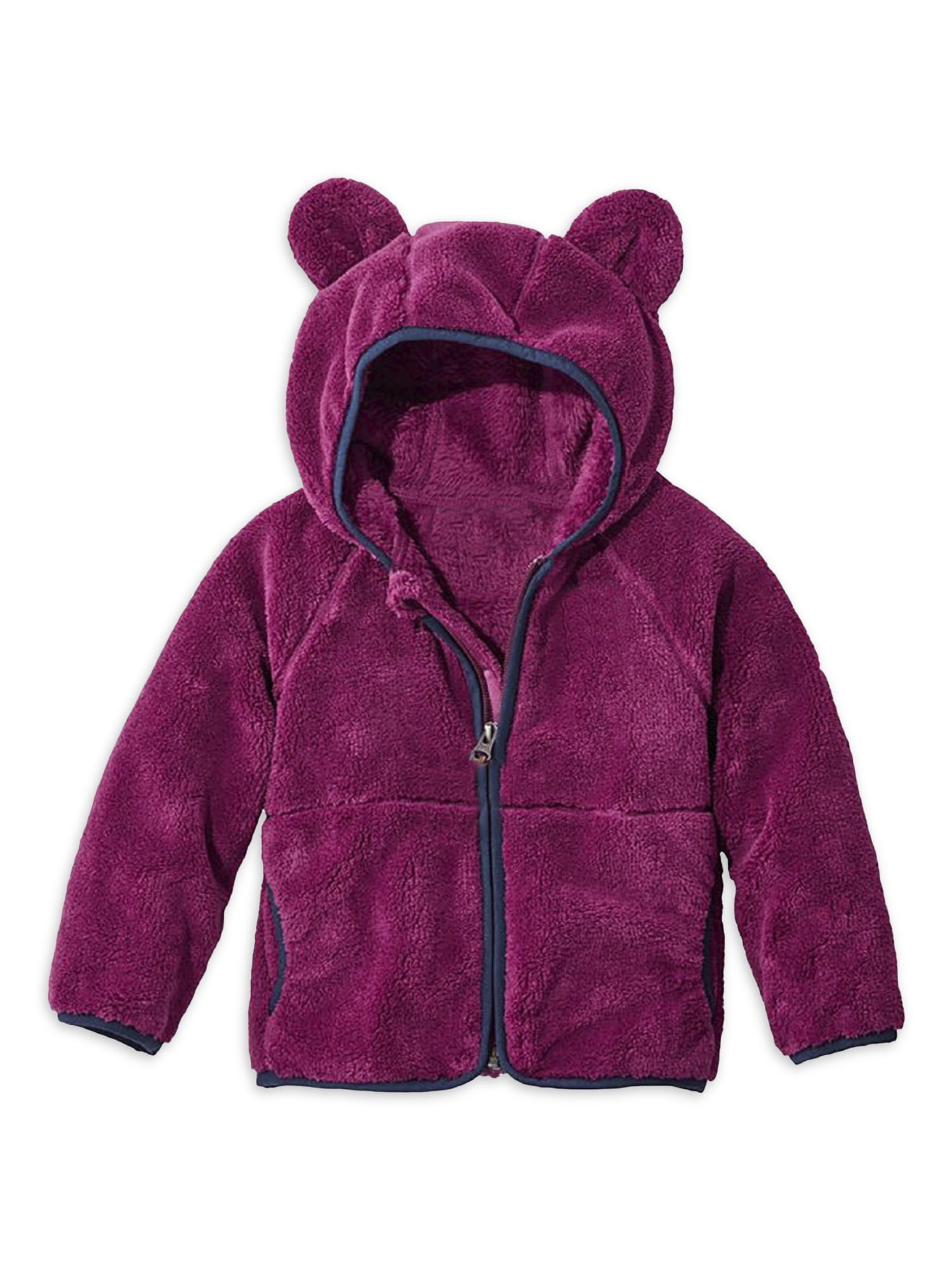 Plush fleece jacket hot sale