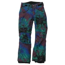 Iceburg Girls Blue Purple Green Tie Dye Snow Ski Snowboarding Pants Medium 10-12