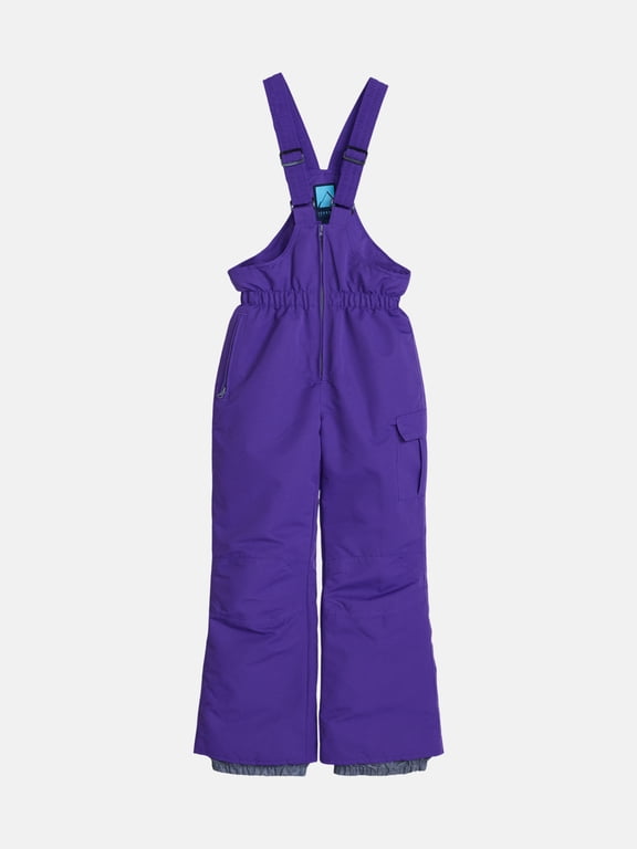 , Girls Heavy Insulated Snow Bib,Sizes XS-XL