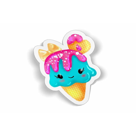 Icecream Share Waterproof Sticker