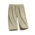 thumbnail image 1 of Iced Active Shorts for Women Flex Outdoor Quick Dry Bermuda Shorts Lightweight Ice Silk Wide Leg Capris with Pockets,L, 1 of 5