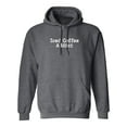 thumbnail image 1 of Iced Coffee Addict Adult Hooded Sweatshirt, 1 of 3