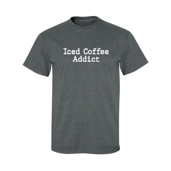Iced Coffee Addict Adult Short Sleeve T-shirt
