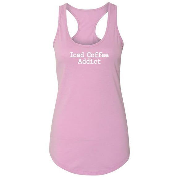 Iced Coffee Addict Racerback Tank