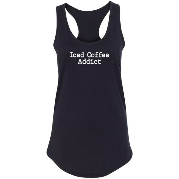 Iced Coffee Addict Racerback Tank