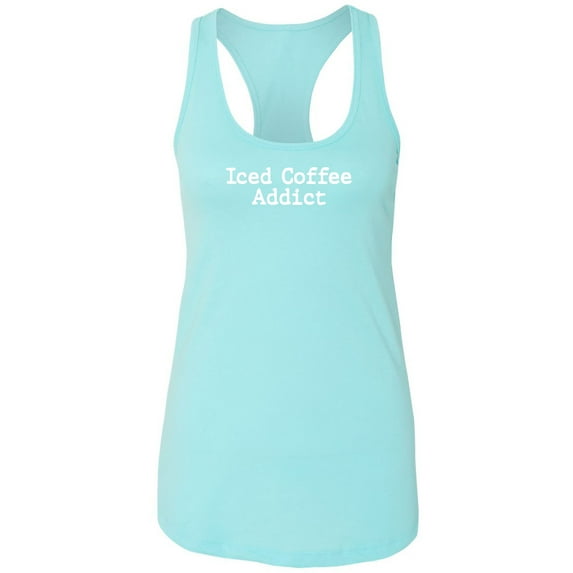 Iced Coffee Addict Racerback Tank