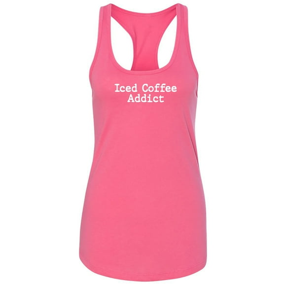 Iced Coffee Addict Racerback Tank