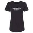 thumbnail image 1 of Iced Coffee Addict Womens crewneck tee, 1 of 2