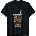 thumbnail image 1 of Iced Coffee Cup Coffee Lover But First Coffee Espresso Latte T-Shirt, 1 of 4
