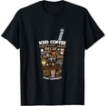 thumbnail image 1 of Iced Coffee Cup Coffee Lover But First CoffeeEspresso Latte T-Shirt, 1 of 4