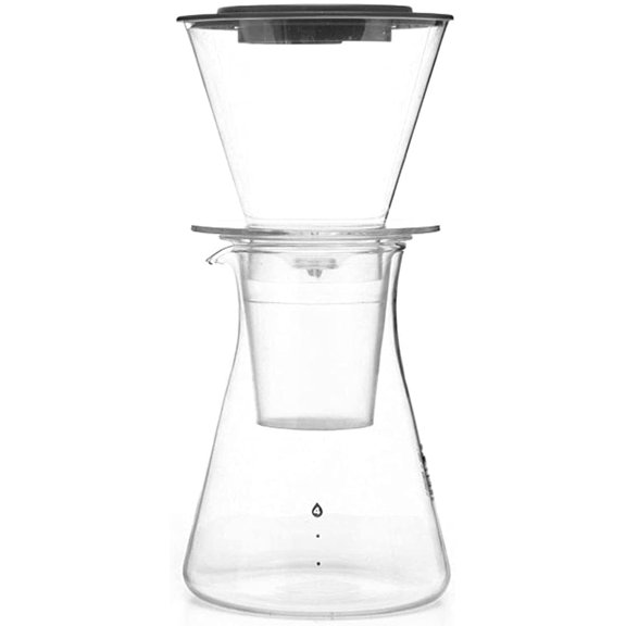 Iced Drip Coffee Maker 440ml Cold Brew Coffee Maker, Detachable Parts, Multifunctional Heat-Resistant Glass Siphon Coffee Maker, Coffee Maker for Home Office Reusable