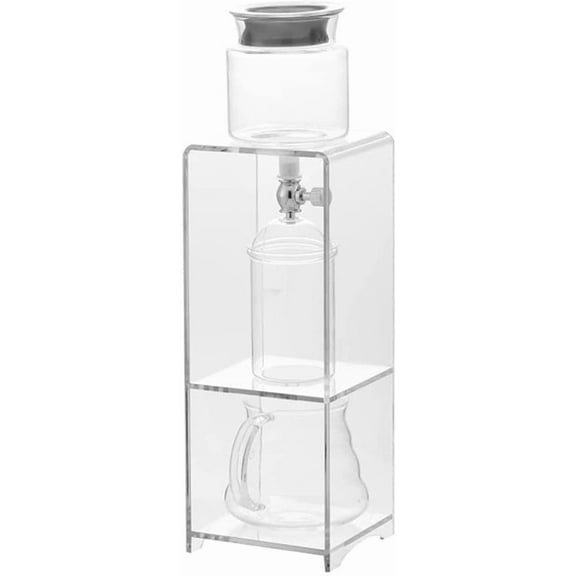 Iced Drip Coffee Maker Creative Cold Brew Coffee Maker, Adjust Water Flow Iced Coffee Maker, Multifunctional Siphon Coffee Maker with Metal Filter Reusable