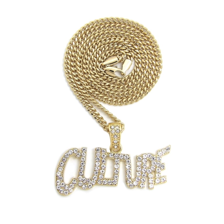 Migos Necklace HIP HOP MIGOS YRN 91 PENDANT & ICED MIAMI CUBAN CUBIC