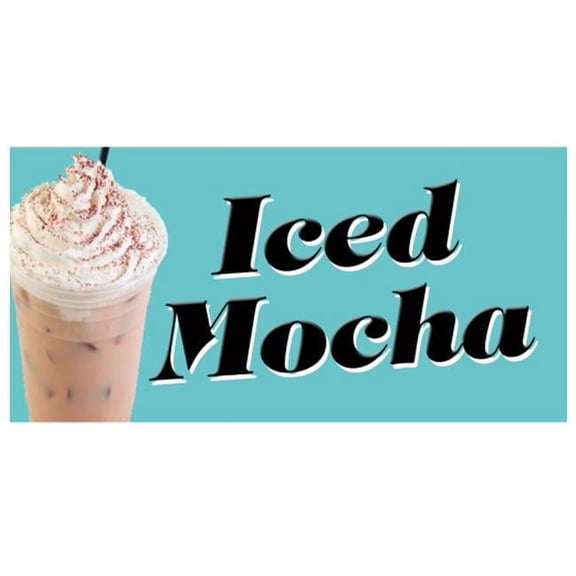 Iced Mocha Decal - Cold Coffee Drink