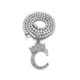 thumbnail interactive-video image 1 of MaxBling81 Hip Hop Jason Mask Pendant With 20-Inch Iced Cubic Zirconia Tennis Choker Chain 1 of 6