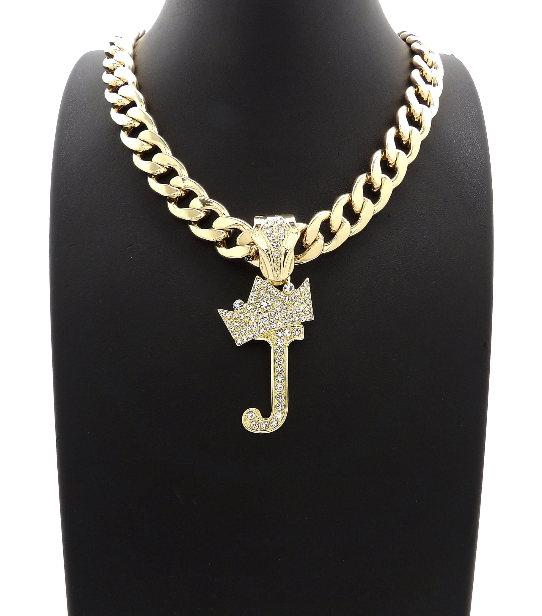 Interstate popular 95 Pendant Necklace Iced Out Bling 17